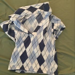 Diamond pattern crop top